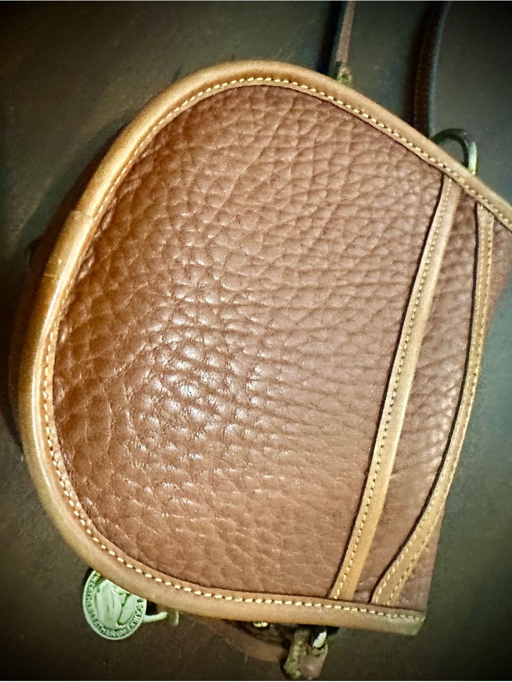 Dooney & Bourke Brown All-Weather Leather Crossbody Bag - Picture 5 of 8
